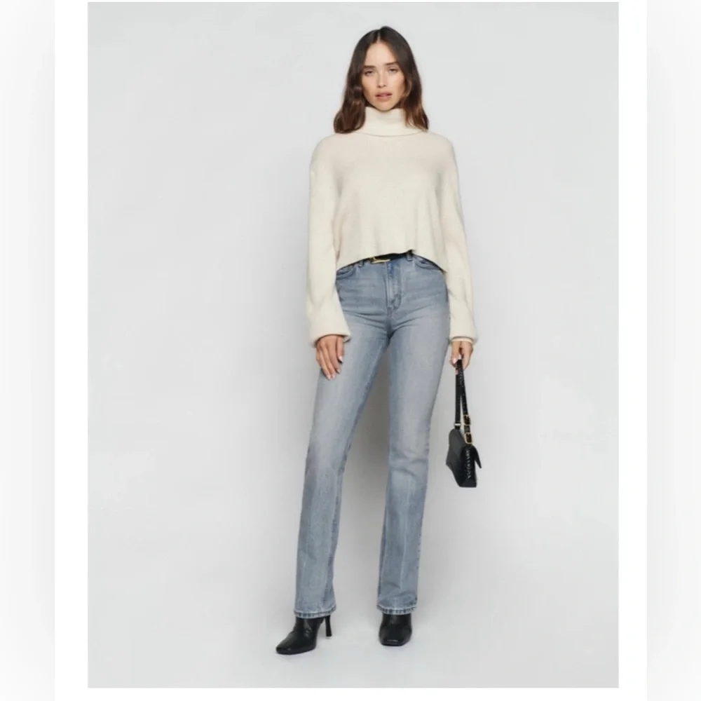 Reformation Peyton high rise bootcut Jean in Malta color size 27 - Picture 2 of 4